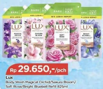 Promo Harga LUX Botanicals Body Wash Soft Rose, Magical Orchid, Sakura Bloom, Blue Bell 825 ml - TIP TOP