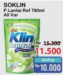 Promo Harga So Klin Pembersih Lantai All Variants 780 ml - Alfamart