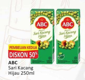 Promo Harga ABC Minuman Sari Kacang Hijau 250 ml - Alfamart