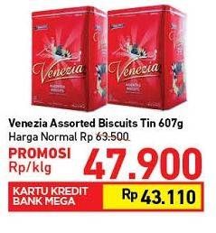 Promo Harga VENEZIA Assorted Biscuits 607 gr - Carrefour