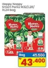 Promo Harga Happy Nappy Smart Pantz Diaper M32, L28, XL24 24 pcs - Indomaret