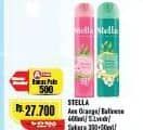 Promo Harga Stella Aerosol Orange, Lavender, Japanese Sakura 400 ml - Alfamart