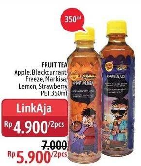 Promo Harga SOSRO Fruit Tea Apple, Blackcurrant, Freeze, Lemon, Markisa, Stroberi 350 ml - Alfamidi