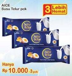 Promo Harga AICE Ice Cream Susu Telur per 3 pcs - Indomaret