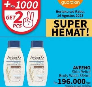 Promo Harga Aveeno Body Wash Skin Relief 354 ml - Guardian