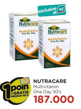 Promo Harga NUTRACARE Multivitamin 30 pcs - Watsons
