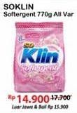 Promo Harga SO KLIN Softergent Rossy Pink 770 gr - Alfamart