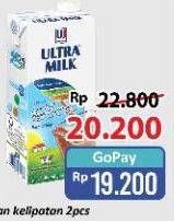 Promo Harga Ultra Milk Susu UHT Low Fat Coklat 1000 ml - Alfamart