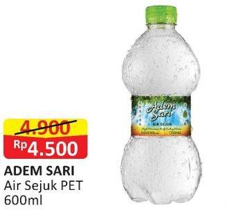 Promo Harga ADEM SARI Air Sejuk 600 ml - Alfamart