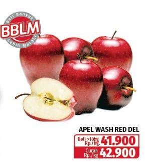 Promo Harga Apel Red Del Washington  - Lotte Grosir