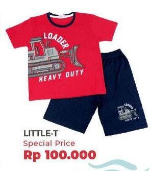 Promo Harga LITTLE-T Boy SS Shirt  - Carrefour