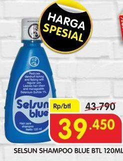 Promo Harga SELSUN Shampoo Blue 120 ml - Superindo