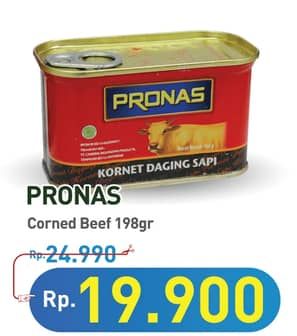 Promo Harga Pronas Corned Beef Regular 198 gr - Hypermart