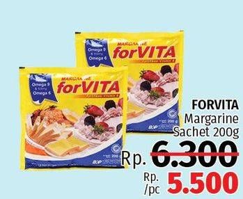 Promo Harga FORVITA Margarine 200 gr - LotteMart