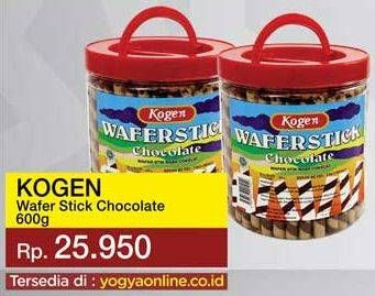 Promo Harga KOGEN Wafer Stick Chocolate 600 gr - Yogya
