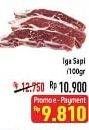 Promo Harga Iga Sapi per 100 gr - Hypermart