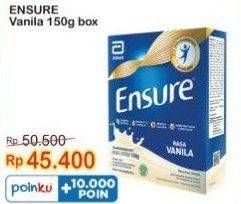 Promo Harga ENSURE Nutrition Powder FOS Vanila 150 gr - Indomaret