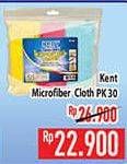 Promo Harga Kent Microfibre Cloths PK-30 per 3 pcs - Hypermart