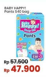 Promo Harga Baby Happy Body Fit Pants S38+2 40 pcs - Indomaret