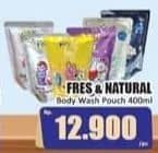 Promo Harga Fres & Natural Body Wash Dessert Collection 400 ml - Hari Hari