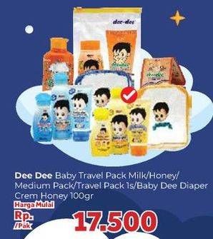 Promo Harga DEE DEE Travel Pack Honey, Milk  - Carrefour