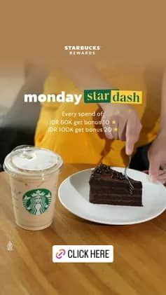 Promo Harga Monday StarDash  - Starbucks