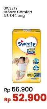 Promo Harga Sweety Bronze Comfort Dry X-Pert NB-S44 44 pcs - Indomaret