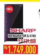 Promo Harga SHARP SJ-X185MG | Kulkas 1 Pintu  - Hypermart