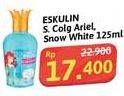 Promo Harga Eskulin Mist Cologne Snow White, Ariel 125 ml - Alfamidi