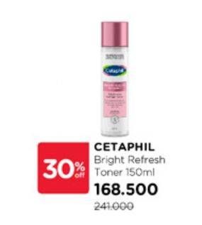 Promo Harga Cetaphil Bright Healthy Radiance Toner 150 ml - Watsons