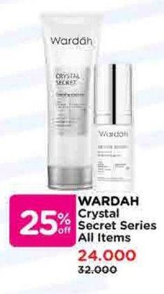 Promo Harga Wardah Crystal Secret Series All Variants 100 ml - Watsons