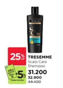 Promo Harga Tresemme Shampoo Scalp Care 170 ml - Watsons