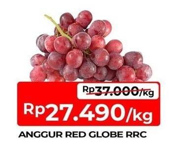 Promo Harga Anggur Red Globe RRC  - TIP TOP