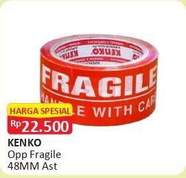 Promo Harga KENKO OPP Fragile 48mm  - Alfamart