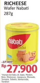 Promo Harga Nabati Bites 287 gr - Alfamidi