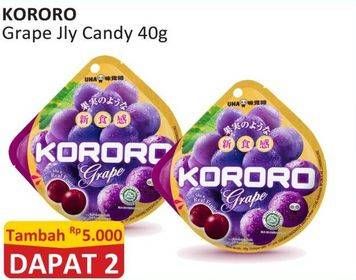 Promo Harga Kororo Jelly Grape 40 gr - Alfamart