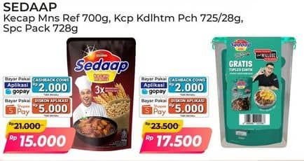Promo Harga Sedaap Kecap Manis 700 ml - Alfamart