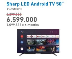 Promo Harga SHARP 2T-C50BG1i | LED TV 50"  - Electronic City