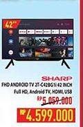 Promo Harga Sharp 2T-C42BG1i | Full HD Android TV 42"  - Hypermart