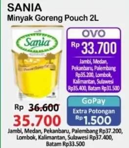 Promo Harga Sania Minyak Goreng 2000 ml - Alfamart