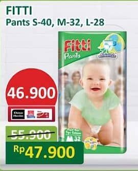 Promo Harga Fitti Pants S40, M32, L28 28 pcs - Alfamart