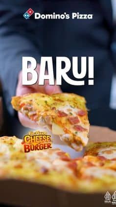 Promo Harga Cheese Burger Pizza  - Domino Pizza