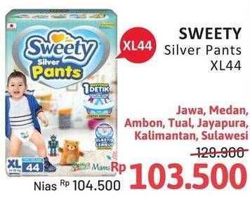 Promo Harga Sweety Silver Pants XL44 44 pcs - Alfamidi