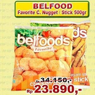 Promo Harga BELFOODS Nugget 500 gr - TIP TOP