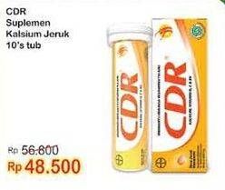 Promo Harga CDR Suplemen Makanan Jeruk 10 pcs - Indomaret