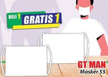 Promo Harga GT MAN Masker per 5 pcs - Hari Hari