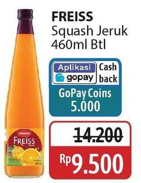 Promo Harga Freiss Syrup Squash Orange 500 ml - Alfamidi