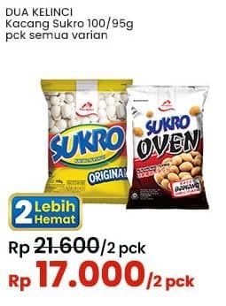 Promo Harga Dua Kelinci Kacang Sukro All Variants 100 gr - Indomaret