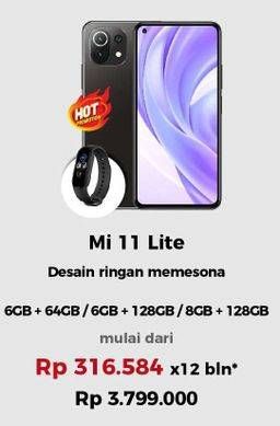 Promo Harga XIAOMI Mi 11 Lite  - Erafone