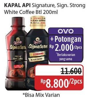 Promo Harga Kapal Api Kopi Signature Drink/White Coffee Drink   - Alfamidi